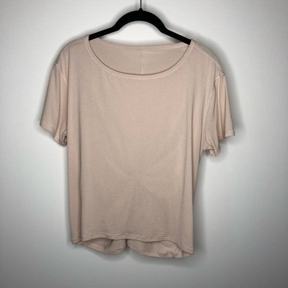 lululemon athletica Tops - Lululemon Blush Tee Knot Back